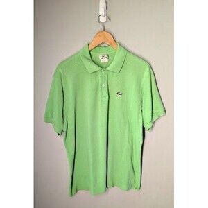 Lacoste Men's Classic Green Piqué Polo Shirt - Size 7 (XXL/2XL)